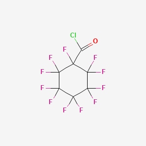 molecular formula C7ClF11O B1303403 Perfluorocyclohexanecarbonyl chloride CAS No. 58816-79-8