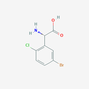 (S)-2-Amino-2-(5-bromo-2-chlorophenyl)aceticacidhcl