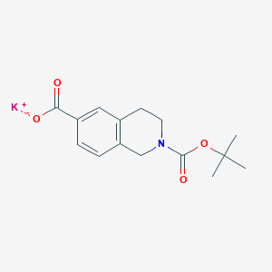 Potassium 2-(tert-butoxycarbonyl)-1,2,3,4-tetrahydroisoquinoline-6-carboxylate