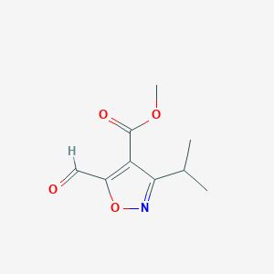 Methyl 5-formyl-3-isopropylisoxazole-4-carboxylate