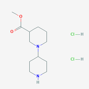 Methyl 1,4'-bipiperidine-3-carboxylate 2hcl