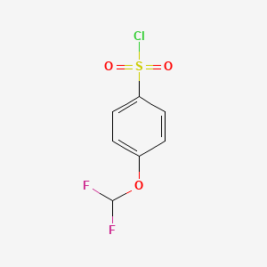 molecular formula C7H5ClF2O3S B1303411 4-(二氟甲氧基)苯磺酰氯 CAS No. 351003-34-4