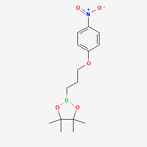 4,4,5,5-Tetramethyl-2-[3-(4-nitrophenoxy)propyl]-1,3,2-dioxaborolane