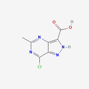 7-Chloro-5-methyl-6H-pyrazolo[4,3-d]pyrimidine-3-carboxylic acid