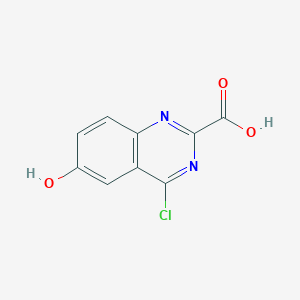 4-Chloro-6-hydroxyquinazoline-2-carboxylicacid