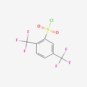 molecular formula C8H3ClF6O2S B1303417 2,5-Bis(trifluoromethyl)benzenesulfonyl chloride CAS No. 351003-22-0