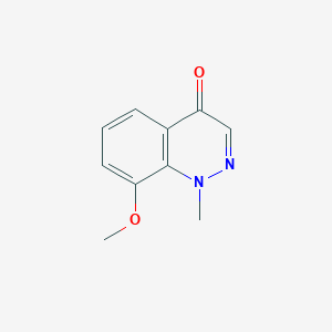 molecular formula C10H10N2O2 B13034201 8-Methoxy-1-methylcinnolin-4(1H)-one 