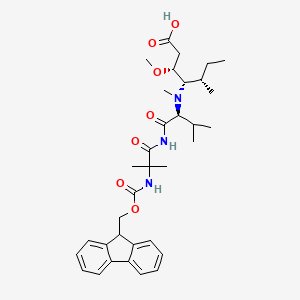 (9S,11S,12R)-11-((S)-sec-butyl)-1-(9H-fluoren-9-yl)-9-isopropyl-12-methoxy-5,5,10-trimethyl-3,6,8-trioxo-2-oxa-4,7,10-triazatetradecan-14-oicacid