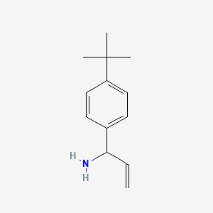 1-[4-(Tert-butyl)phenyl]prop-2-enylamine