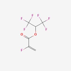 molecular formula C6H3F7O2 B1303425 1,1,1,3,3,3-Hexafluoroisopropyl 2-fluoroacrylate CAS No. 74359-06-1