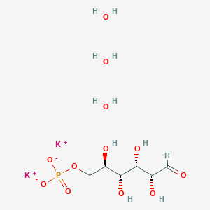 molecular formula C6H17K2O12P B13034286 D-Glucose 6-phosphate Dipotassium Salt Trihydrate 