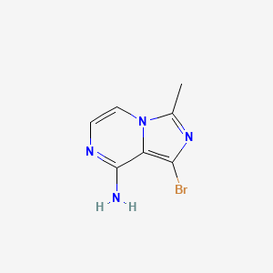 1-Bromo-3-methylimidazo[1,5-a]pyrazin-8-amine