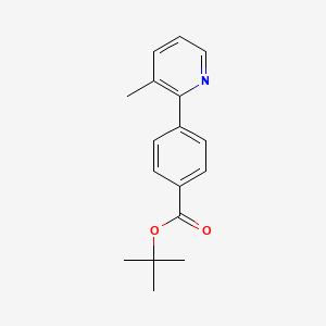 Tert-butyl 4-(3-methylpyridin-2-YL)benzoate