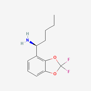 (S)-1-(2,2-Difluorobenzo[D][1,3]dioxol-4-YL)pentan-1-amine