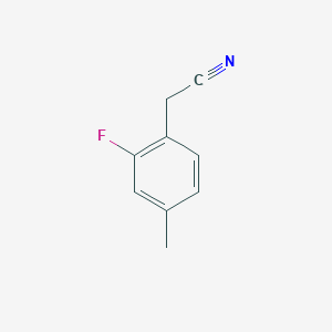 molecular formula C9H8FN B1303438 2-Fluoro-4-methylphenylacetonitrile CAS No. 518070-26-3