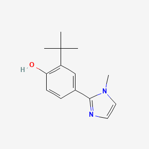 2-(Tert-butyl)-4-(1-methyl-1H-imidazol-2-YL)phenol