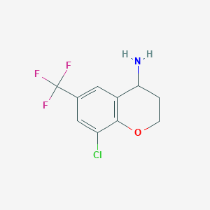 8-Chloro-6-(trifluoromethyl)chroman-4-amine