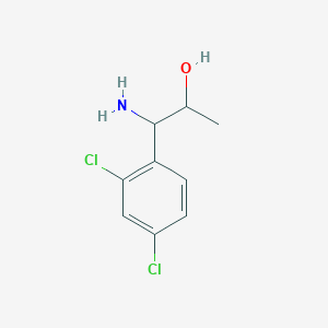 1-Amino-1-(2,4-dichlorophenyl)propan-2-OL