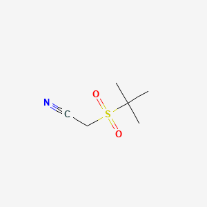 molecular formula C6H11NO2S B1303440 2-(tert-ブチルスルホニル)アセトニトリル CAS No. 81536-18-7