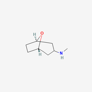 molecular formula C8H15NO B13034413 exo-N-Methyl-8-oxabicyclo[3.2.1]octan-3-amine 