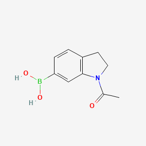 molecular formula C10H12BNO3 B13034425 (1-Acetylindolin-6-yl)boronicacid 