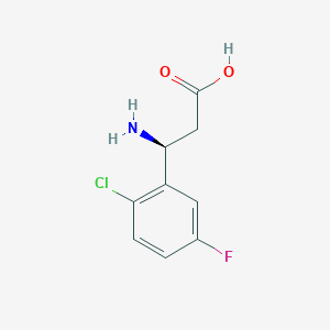 (S)-3-Amino-3-(2-chloro-5-fluorophenyl)propanoicacidhcl