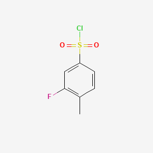 molecular formula C7H6ClFO2S B1303444 3-氟-4-甲基苯磺酰氯 CAS No. 90260-13-2