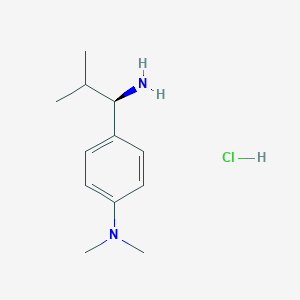 (R)-4-(1-Amino-2-methylpropyl)-N,N-dimethylaniline 2hcl