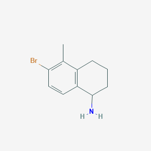 6-Bromo-5-methyl-1,2,3,4-tetrahydronaphthalen-1-amine