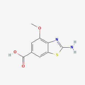 2-Amino-4-methoxy-1,3-benzothiazole-6-carboxylic acid