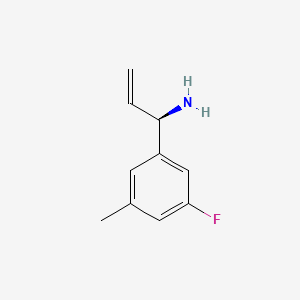 (1R)-1-(5-Fluoro-3-methylphenyl)prop-2-enylamine