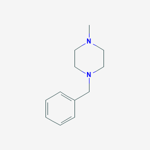 molecular formula C12H18N2 B130345 1-苄基-4-甲基哌嗪 CAS No. 62226-74-8