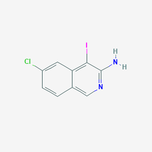 6-Chloro-4-iodoisoquinolin-3-amine