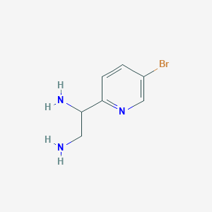 1-(5-Bromo-2-pyridyl)ethane-1,2-diamine