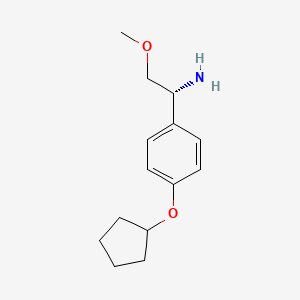 (1R)-1-(4-Cyclopentyloxyphenyl)-2-methoxyethylamine