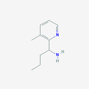 1-(3-Methylpyridin-2-yl)butan-1-amine