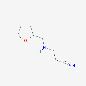 molecular formula C8H14N2O B1303462 3-[(四氢呋喃-2-基甲基)氨基]丙腈 CAS No. 90322-18-2