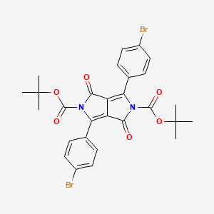 Di-tert-butyl 3,6-bis(4-bromophenyl)-1,4-dioxopyrrolo[3,4-c]pyrrole-2,5(1H,4H)-dicarboxylate