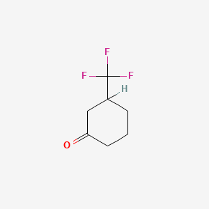 molecular formula C7H9F3O B1303466 3-(Trifluoromethyl)cyclohexanone CAS No. 585-36-4