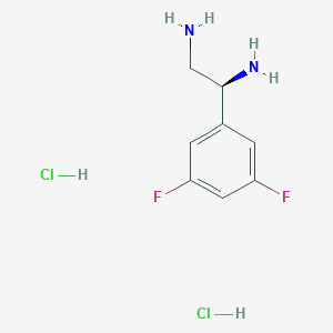 (1S)-1-(3,5-Difluorophenyl)ethane-1,2-diamine 2hcl