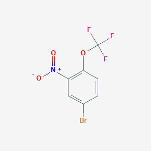 molecular formula C7H3BrF3NO3 B1303467 3-Nitro-4-(trifluoromethoxy)bromobenzene CAS No. 95668-20-5