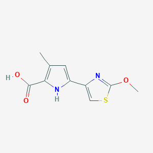 5-(2-Methoxythiazol-4-yl)-3-methyl-1H-pyrrole-2-carboxylicacid