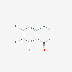 molecular formula C10H7F3O B13034718 6,7,8-Trifluoro-3,4-dihydronaphthalen-1(2H)-one 