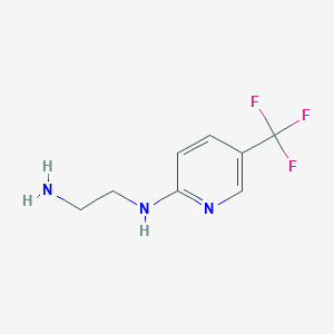molecular formula C8H10F3N3 B1303473 (2-Aminoethyl)[5-(trifluoromethyl)(2-pyridyl)]amine CAS No. 207557-34-4