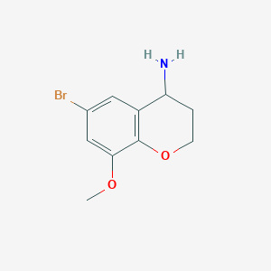 6-Bromo-8-methoxychroman-4-amine