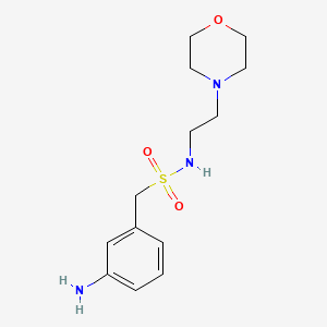 1-(3-Aminophenyl)-N-(2-morpholinoethyl)methanesulfonamide