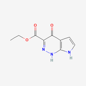 Ethyl 4-hydroxy-7H-pyrrolo[2,3-C]pyridazine-3-carboxylate