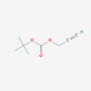 molecular formula C8H12O3 B13034842 Tert-butyl prop-2-YN-1-YL carbonate 