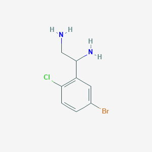 1-(5-Bromo-2-chlorophenyl)ethane-1,2-diamine