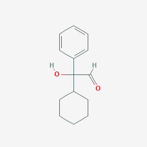 2-Cyclohexyl-2-hydroxy-2-phenylacetaldehyde